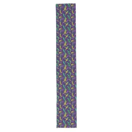 Chemin De Table Long Mardi Gras Print (Devant)