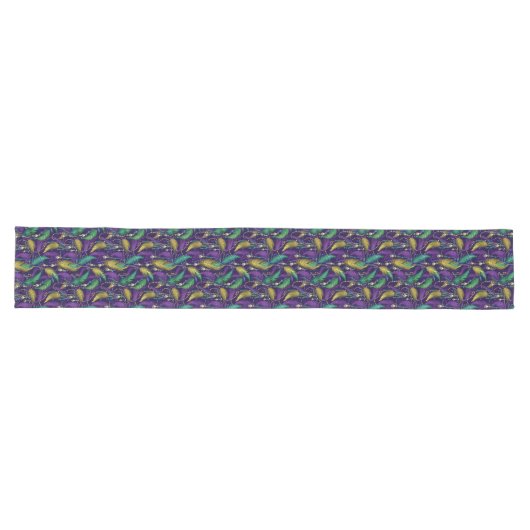 Chemin De Table Long Mardi Gras Print (Horizontal)