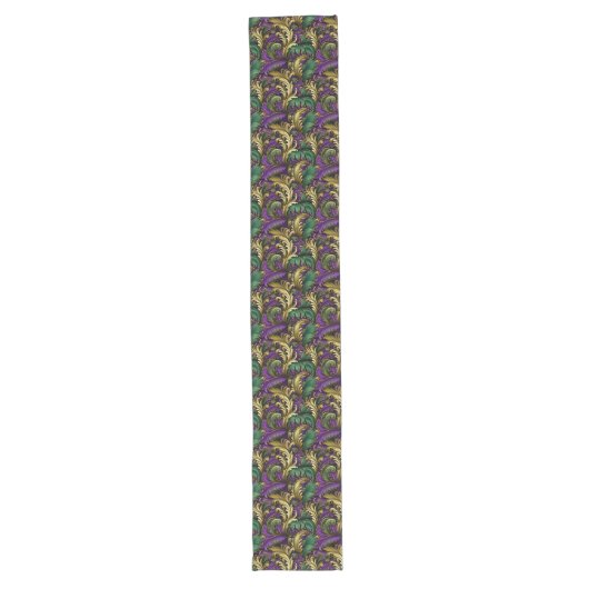 Chemin De Table Long Mardi Gras Print (Devant)