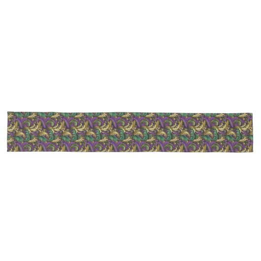 Chemin De Table Long Mardi Gras Print (Horizontal)
