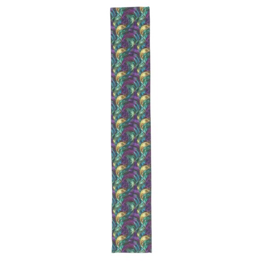 Chemin De Table Long Mardi Gras Print (Devant)