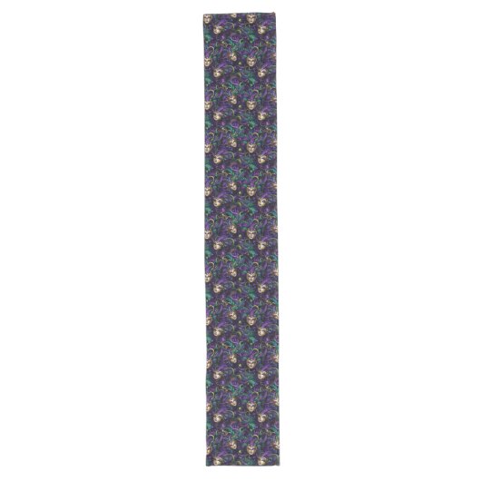 Chemin De Table Long Mardi Gras Print (Devant)
