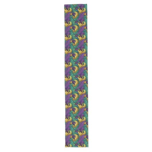 Chemin De Table Long Mardi Gras Print (Devant)