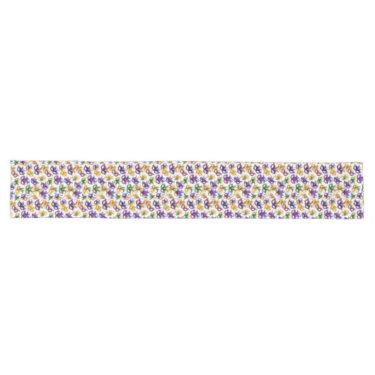 Chemin De Table Long Mardi Gras Print (Horizontal)