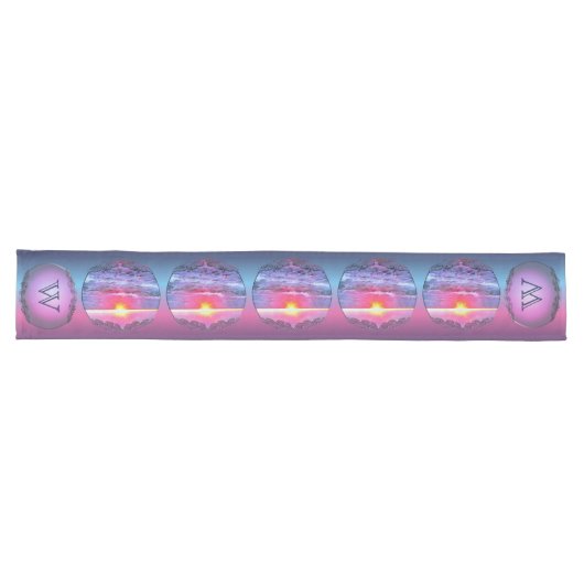 Chemin De Table Long Mexique Sunset 0909 Table Runner (Horizontal)