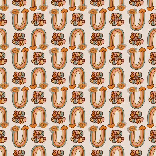 Chemin De Table Long Mid-Century Table Runner Copper & Pink Swirls