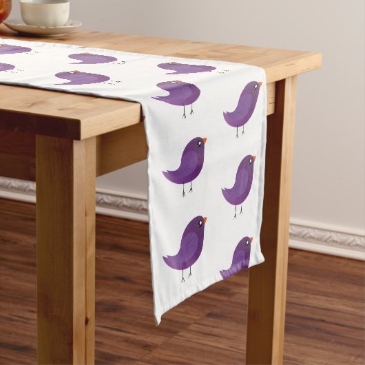 Chemin De Table Long Mignons oiseaux pour les enfants (In Situ)
