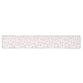 Chemin De Table Long Modern Love Text Sketch Heart Wedding Table Runner (Horizontal)
