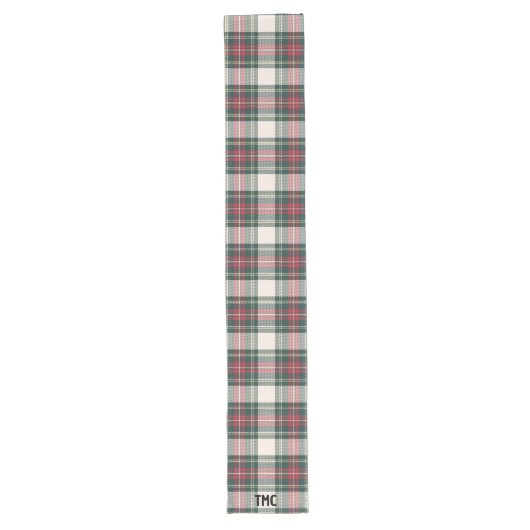 Chemin De Table Long Moderne Agritourisme Plaid INITIALES Vacances Inte (Devant)