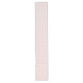 Chemin De Table Long Moelleux Rose Gold Plaid Runner pour des repas con (Devant)