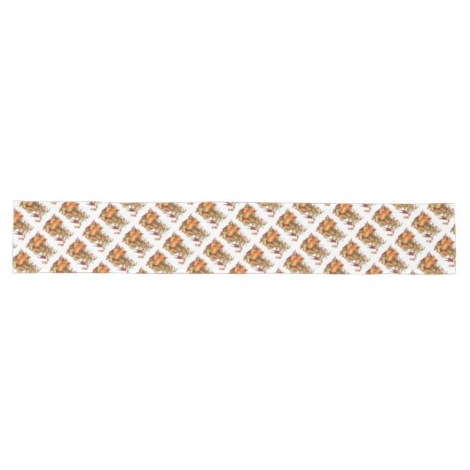 Chemin De Table Long Moisson d'automne Thanksgiving Table Runer (Horizontal)