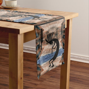 Chemin De Table Long Mosaïque du désert du sud-ouest de Kokopelli