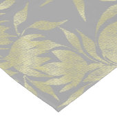 Chemin De Table Long Motif Abstrait d'aquarelle dorée (Coin)