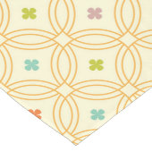 Chemin De Table Long Motif circulaire à verrouillage géométrique rétro (Coin)