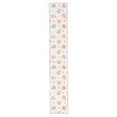 Chemin De Table Long Motif Citrouille Happy Cute - Coureur de table (Devant)