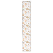 Chemin De Table Long Motif Citrouille Rustic Fall (Devant)