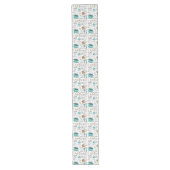 Chemin De Table Long Motif d'amants de café (Devant)
