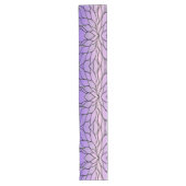 Chemin De Table Long Motif de congé créatif violet nacré (Devant)