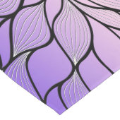 Chemin De Table Long Motif de congé créatif violet nacré (Coin)