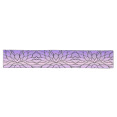 Chemin De Table Long Motif de congé créatif violet nacré (Horizontal)