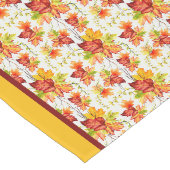 Chemin De Table Long Motif de feuilles d'érable d'automne (Coin)