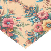 Chemin De Table Long Motif de fleur de pêche magnifique (Coin)