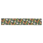 Chemin De Table Long Motif de fleurs et papillons tropicaux (Horizontal)