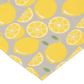 Chemin De Table Long Motif de fruits au citron (Coin)