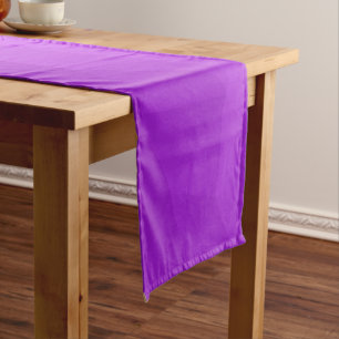 Chemin De Table Long Motif de maillage géométrique dégradé de lavande v