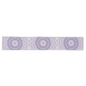 Chemin De Table Long Motif de mandala lavande et lilas (Horizontal)