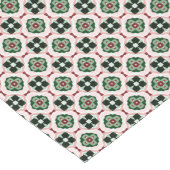 Chemin De Table Long Motif de Noël abstrait mignon rétro bohème funky (Coin)