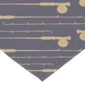 Chemin De Table Long Motif des bâtons de pêche aérienne (Coin)