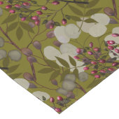 Chemin De Table Long Motif des Berries rouges et des fleurs de pièce (Coin)