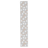 Chemin De Table Long Motif d'Halloween gris et gris Citrouille (Devant)