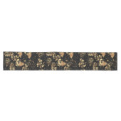 Chemin De Table Long Motif d'or 07 bw noir BG (Horizontal)