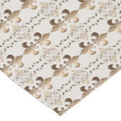 Chemin De Table Long Motif d'or Royal Fleur-de-Lis (Coin)