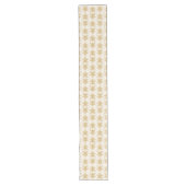 Chemin De Table Long Motif doré égyptien (Devant)
