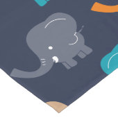 Chemin De Table Long Motif éléphant (Coin)