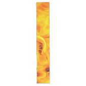 Chemin De Table Long Motif Feu Et Flames (Devant)