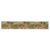 Chemin De Table Long Motif Feuille terrien (Horizontal)