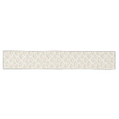 Chemin De Table Long Motif floral de mariage (Horizontal)