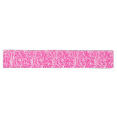 Chemin De Table Long Motif imprimé zèbre rose (Horizontal)