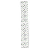 Chemin De Table Long Motif Panda Heureux Bambou Eucalyptus Soleil (Devant)