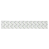 Chemin De Table Long Motif Panda Heureux Bambou Eucalyptus Soleil (Horizontal)