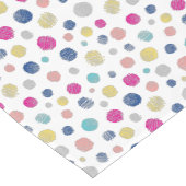 Chemin De Table Long motif pois  (Coin)