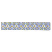 Chemin De Table Long Motif portugais traditionnel Azulejo (Horizontal)