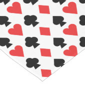 Chemin De Table Long Motif quatre formes de carte (Coin)