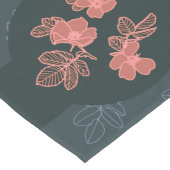 Chemin De Table Long Motif Rose gothique foncé (Coin)