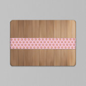 Chemin De Table Long Motif sans couture sur rose