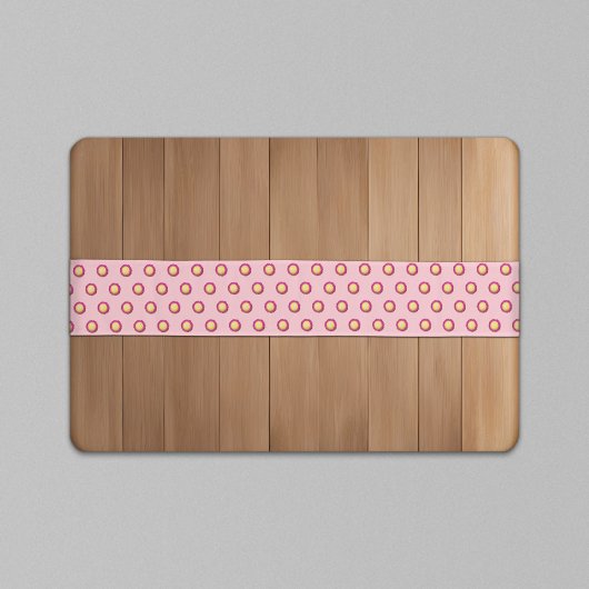 Chemin De Table Long Motif sans couture sur rose